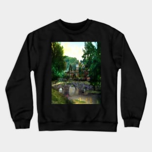 Old bridge - Landscape Crewneck Sweatshirt